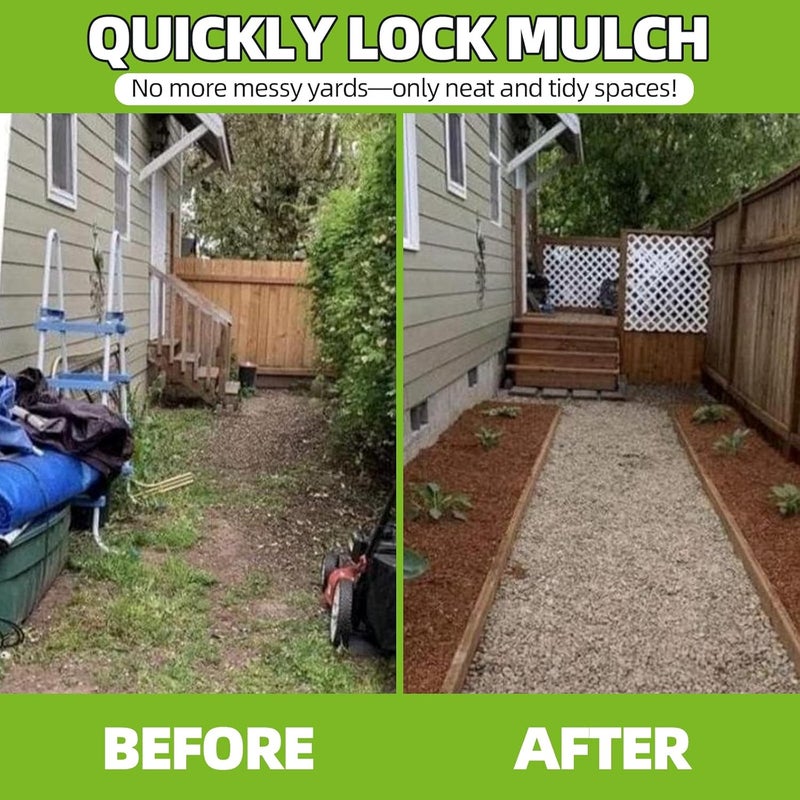 Shabebe Rock & Mulch Glue 166OZ, Ultra-Stick Rock Glue for Landscaping, Gravel Binder Non-Toxic Rubber Mulch Lock Adhesive, Heavy Rain & Windproof for Gardens, Pea Gravel Stabilizer, Lasts up to 2 Year - Image 4